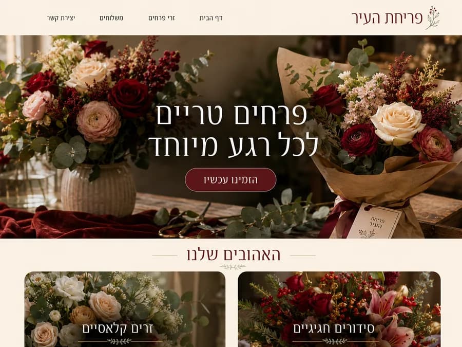סטודיו לפרחים — הדגמה של מערכת שאפשר להקים על HELIX