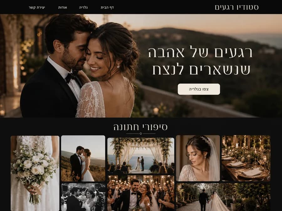 צלם ואירועים — הדגמה של מערכת שאפשר להקים על HELIX