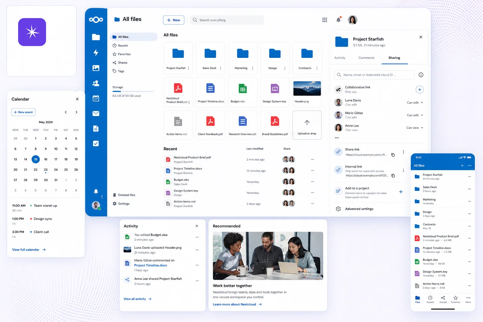 אירוח Nextcloud מנוהל